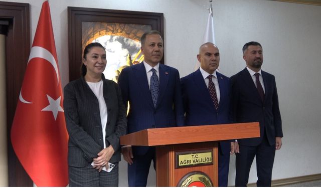 İçişleri Bakanı Yerlikaya Ağrı’da temaslarda bulundu