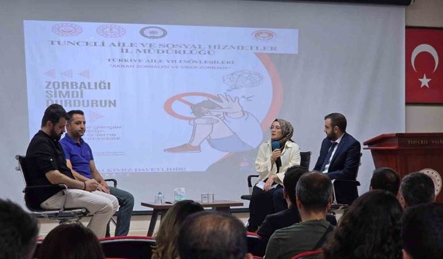Tunceli’de "Akran zorbalığı ve siber zorbalık" söyleşisi