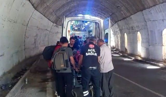 Tunceli’de tünelde kaza: 1 yaralı