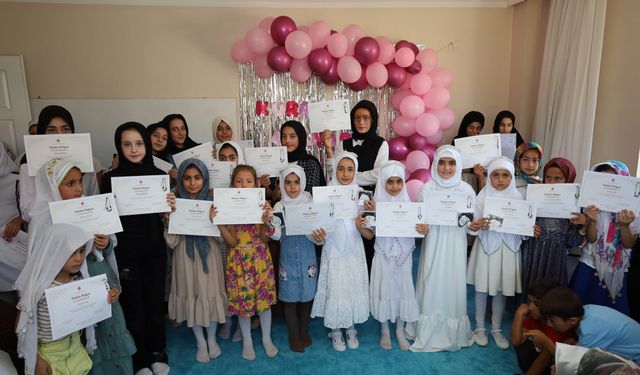 Güroymak’ta Yaz Kur’an Kursu kapanış programı düzenlendi