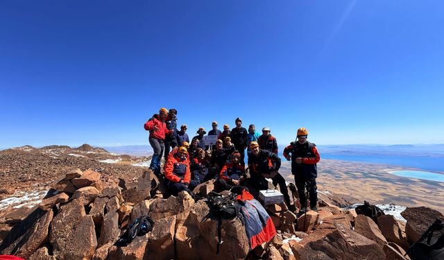 Süphan Dağı’nda yüksek irtifada arama-kurtarma tatbikatı
