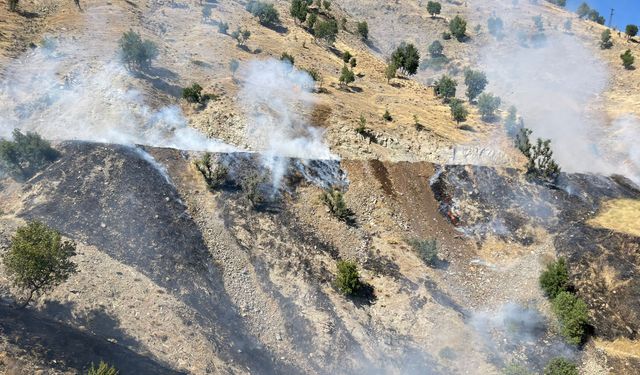 Hizan’da örtü yangını büyümeden söndürüldü