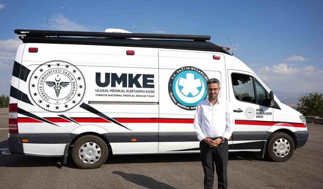 Bingöl’de UMKE’de mobil haberleşme aracı hizmete girdi