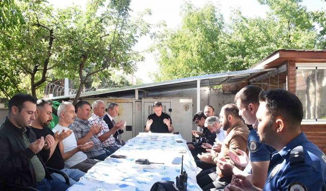 Şehit polis isminin verildiği karakolda dualarla yad edildi