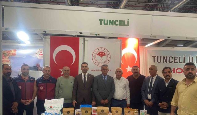 Tunceli’nin yöresel ürünleri Elazığ’da tanıtıldı