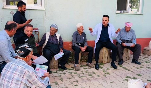 Vatandaşlara şarbon ve korunma yolları anlatıldı