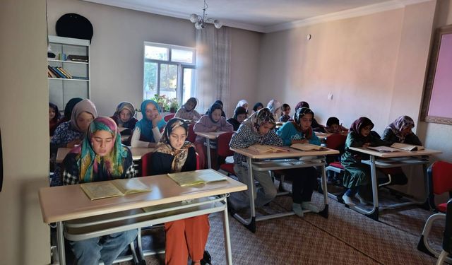 Mutki’de bayanlara yönelik Kur’an kursları başladı