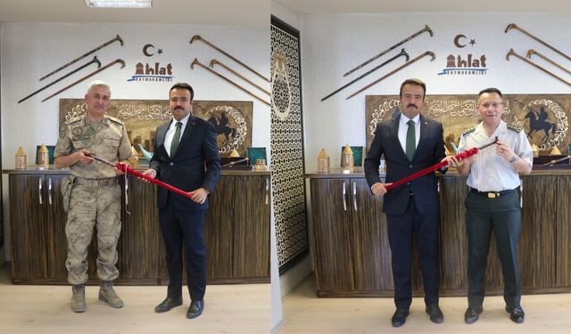 Ahlat Kaymakamı Bingöl, komutanları ağırladı