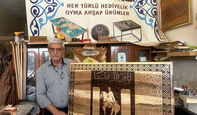 Ahlatlı usta 1 ayda hazırladı: Tamamen el işçiliği