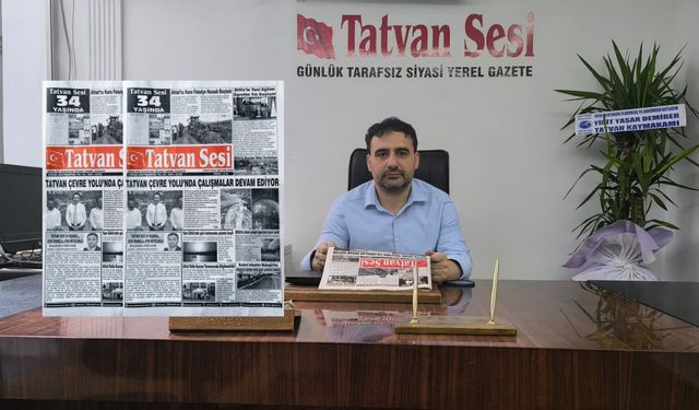 Tatvan Sesi Gazetesi 34. yılını kutluyor