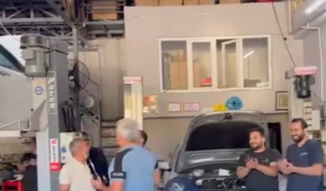 Davul zurnayla aracını teslim aldı