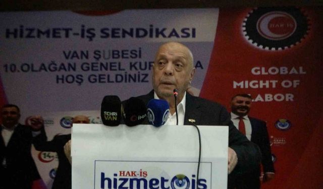 HAK-İŞ Genel Başkanı Arslan: "Gazze ablukasının kırılması, tarihi bir başarıdır"