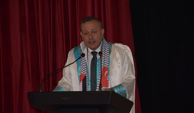 Bitlis Eren Üniversitesi’nde dikkat çeken açılış: Gözler Gazze’de