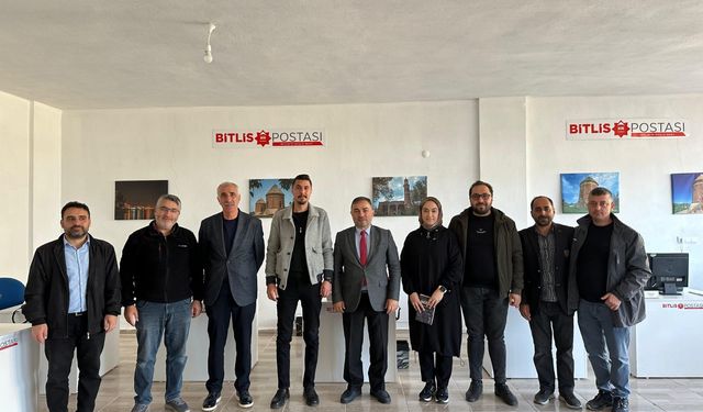 Basın İlan Kurumu Bölge Müdürü Oranlı’dan Bitlis Postası’na Ziyaret