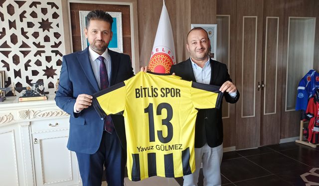Bitlis Spor Kulübü Başkanı Yamaç’tan, Başkan Gülmez’e ziyaret