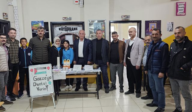 Öğrencilerden anlamlı etkinlik: Gazze için kermes