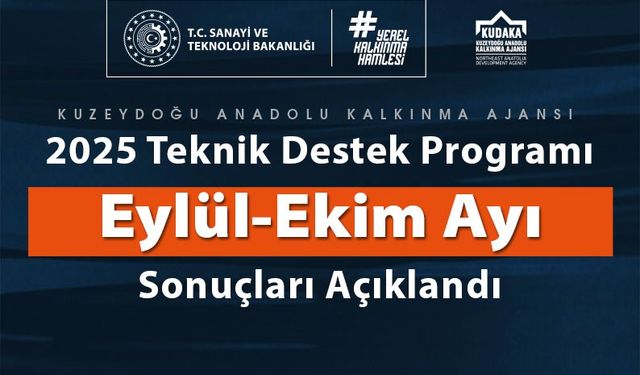 2025 yılı 5. dönem teknik destek programı’nda başarı kazanan kurum-projeler açıklandı