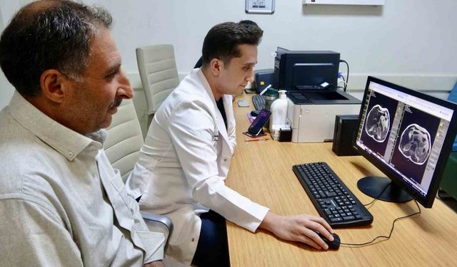 Ağrı’da sağlık alanında bir ilke imza atıldı, böbrek tümörü kapalı yöntemle alındı