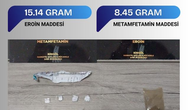 Bingöl'de uyuşturucu operasyonu
