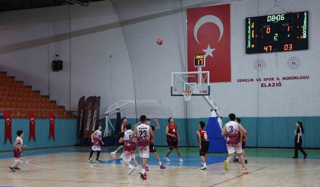 Elazığ’da düzenlenen basketbol müsabakaları tamamlandı