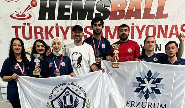 ETÜ Spor Kulübü Hemsball Türkiye Çampiyonasında çifte kupa kazandı