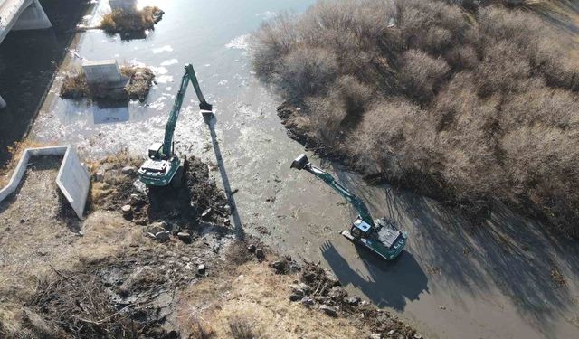 Kura Nehri'nde temizlik çalışmaları başladı