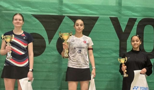 Milli Sporcu Aleyna Korkut'tan altın madalya