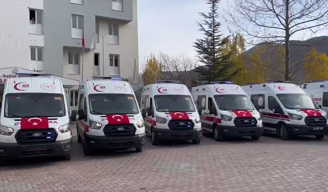 Bitlis’e 7 yeni ambulans: Acil sağlık kapasitesi artıyor