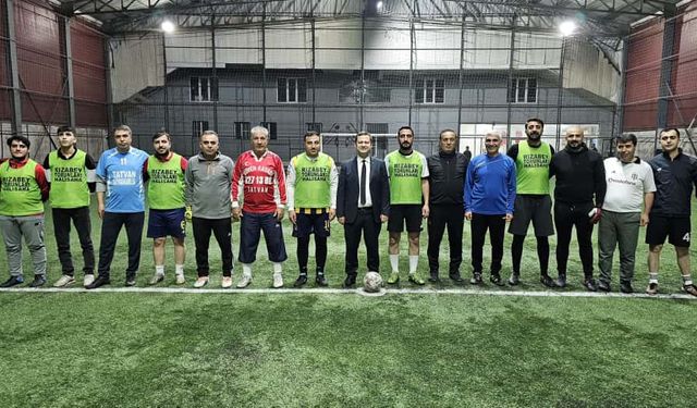 Tatvan'da “Kalemden Kaleye” Projesinin ilk dostluk maçı yapıldı