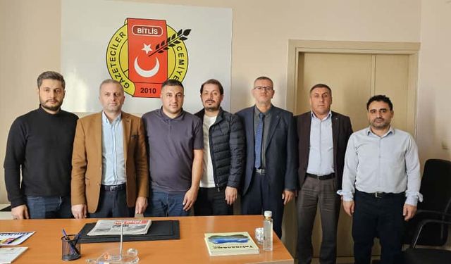 İlim Yayma Cemiyeti’nden Bitlis Gazeteciler Cemiyeti’ne ziyaret