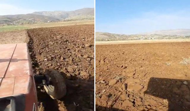 Hizan’da buğday ekimi öncesi tarlalar sürülüyor