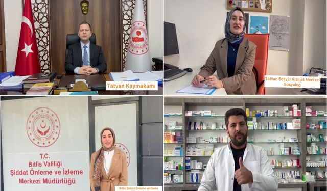 Tatvan’da “Kadına Şiddete Karşı” farkındalık videosu