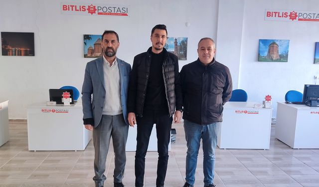 TEDB Bitlis İl Başkanı Gültekin’den Bitlis Postası’na ziyaret