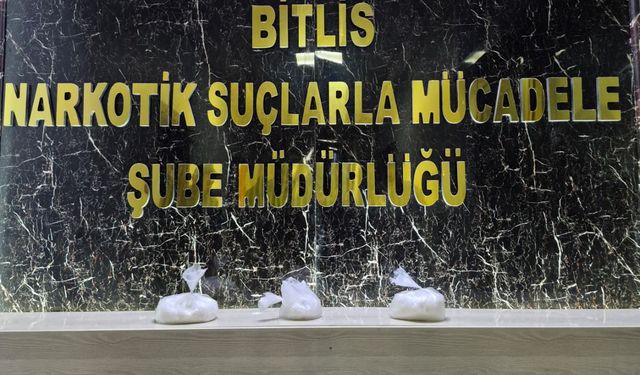 Bitlis’te Uyuşturucu Operasyonu: 3 Kilo 210 Gram Metamfetamin Ele Geçirildi