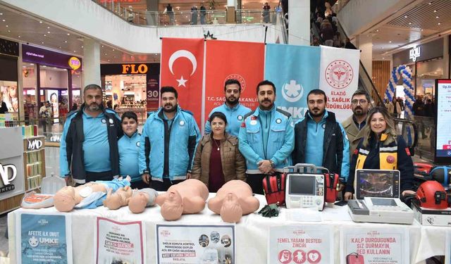 Elazığ'da acil sağlık hizmetleri etkinliği yapıldı