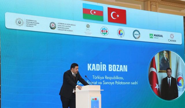 KATSO Başkanı Kadir Bozan, Azerbaycan'daki Bölgesel Ekonomi Formu'nu açıkladı