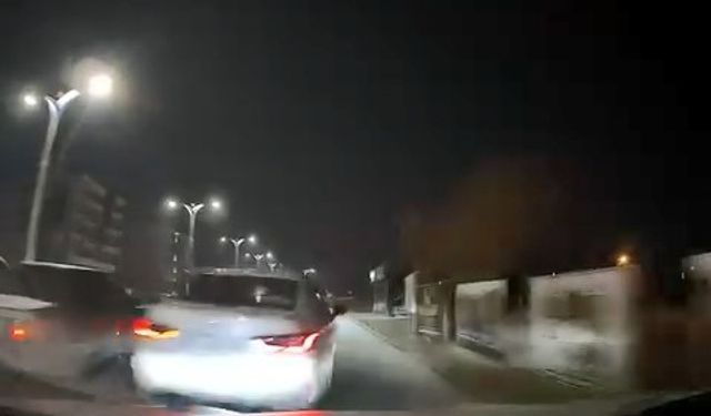 Kazaya neden olan sürücü hiçbir şey olmamış gibi kaçtı