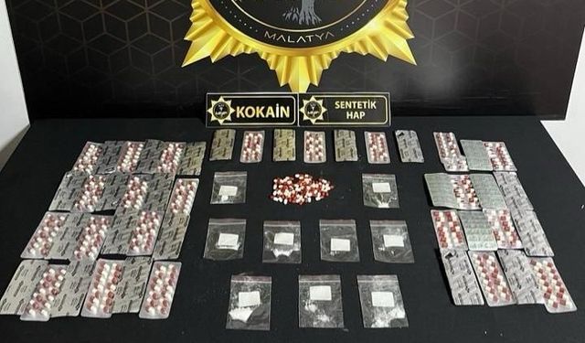 Malatya'da uyuşturucu operasyonu: 3 kişi tutuklandı