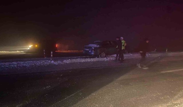 Muş’ta görüş mesafesi düştü, kaza kaçınılmaz oldu