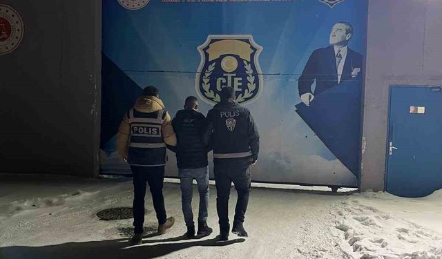 Sarıkamış'ta 15 yıl hapis cezası bulunan 1 kişi kıskıvrak yakalandı