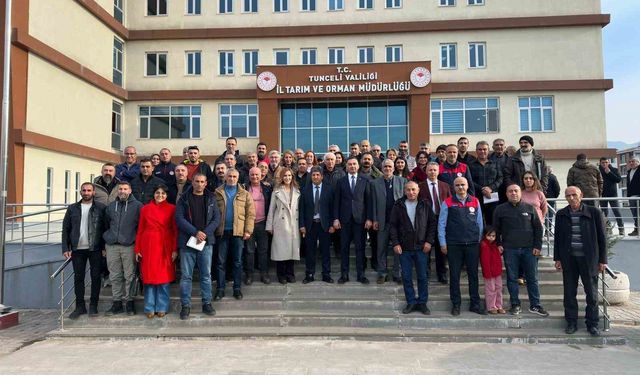Tunceli'de arıcılara yönelik bakım ve hastalıklarla mücadele eğitimi verildi