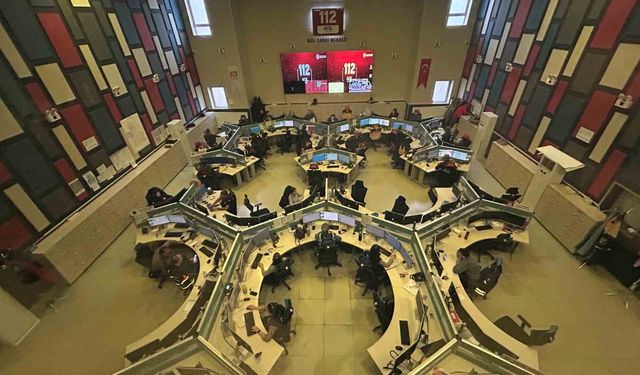 Van 112 Acil Çağrı Merkezi bu yıl 1 milyon 277 bin çağrıya yanıt verdi