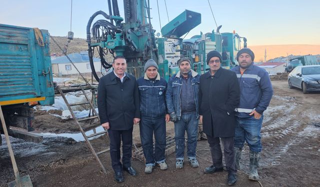 Aydınlar Beldesi’nde su kuyusu çalışmaları başlatıldı