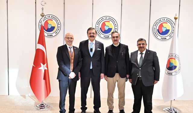 Tatvan TSO’dan TOBB Başkanı Hisarcıklıoğlu’na Ziyaret