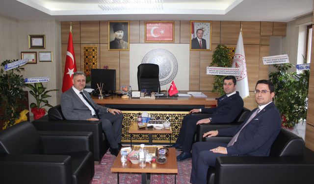 Göreve yeni başlayan Sağlık Müdürüne hayırlı olsun ziyaretleri