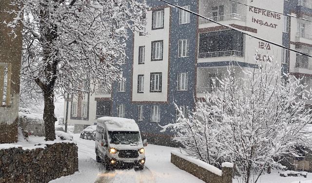 Bitlis’te yüksek kesimlerde kar kalınlığı 156 santimetreye ulaştı