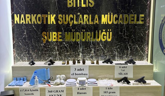 Bitlis’te uyuşturucu satıcılarına büyük darbe: 27 tutuklama
