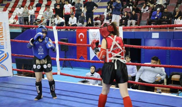 Ağrı'da Muay Thai heyecanı yaşandı