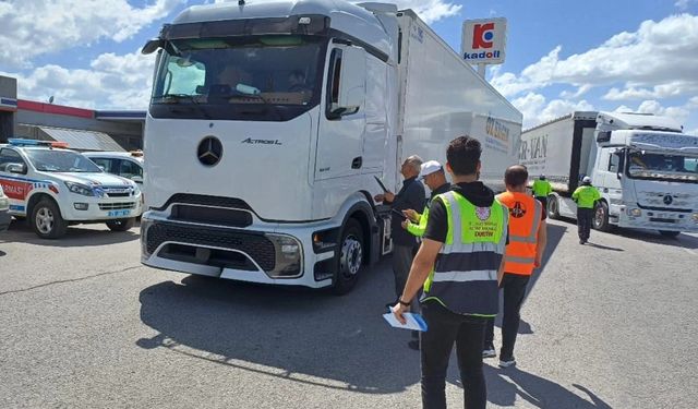 Bir yılda 285 bin araç kontrol edildi