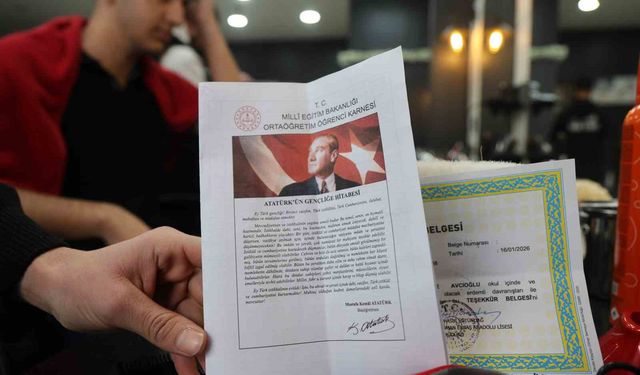 Karne alan öğrencilere kuaför sürprizi